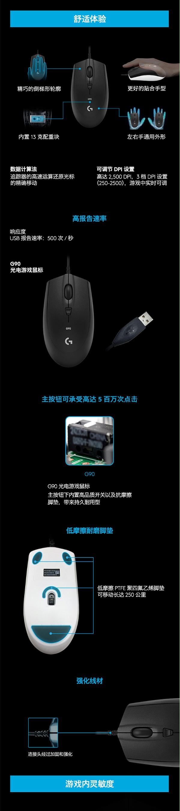 G90光电游戏鼠标