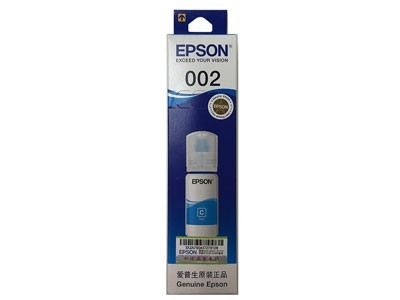 爱普生 002 T03X2 墨水 青色 适用于墨仓式打印机