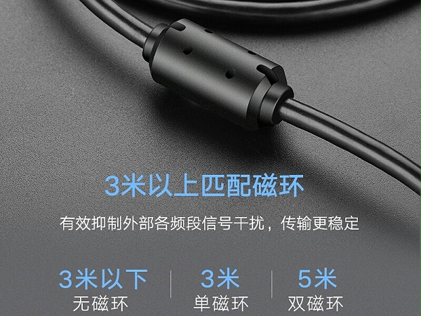 绿联10315 USB2.0延长线公对母 1.5米连接线