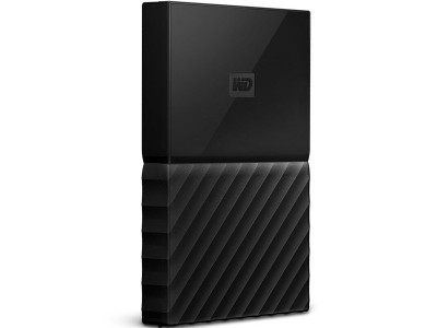 西部数据(WD)1TB USB3.0移动硬盘My Passport 2.5英寸 经典黑