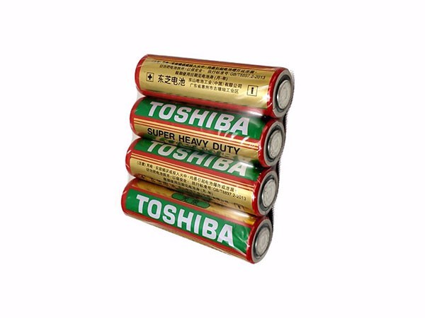 TOSHIBA东芝AA 5号R6P电池碳性一次性干电池铁壳20节装 可混搭7号